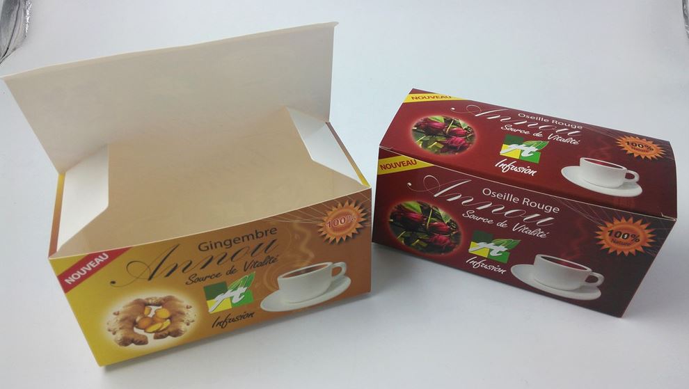 customized paper tea box