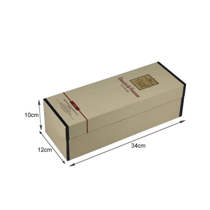 Wine Box With Lid Packing Single Bottle